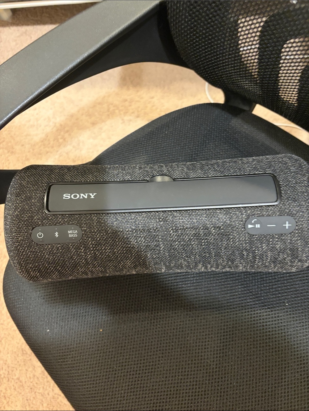 Sony Portable Bluetooth Speaker in Dark Gray Fabric